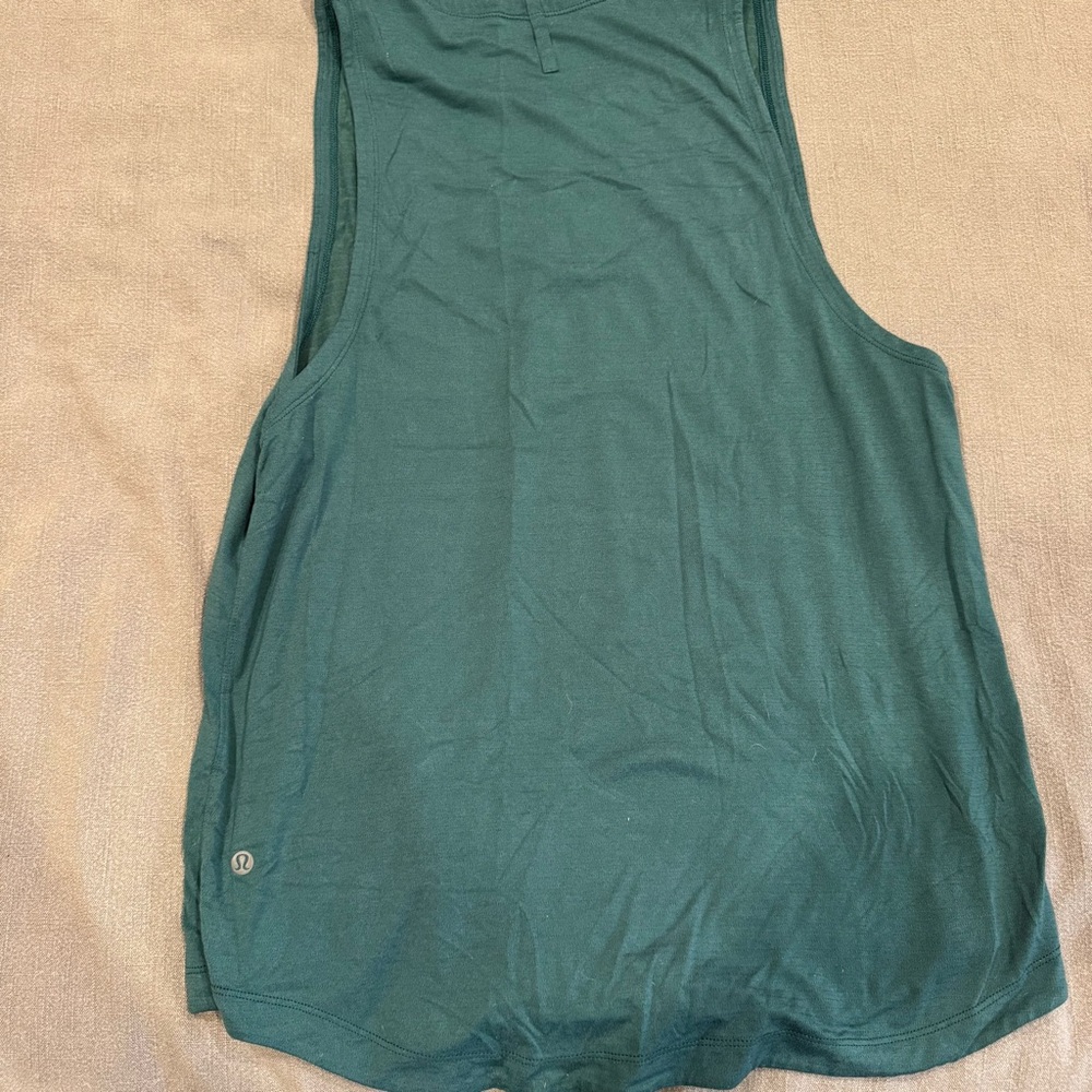 lululemon athletica Teal Green Muscle Tank - Picture 3 of 3